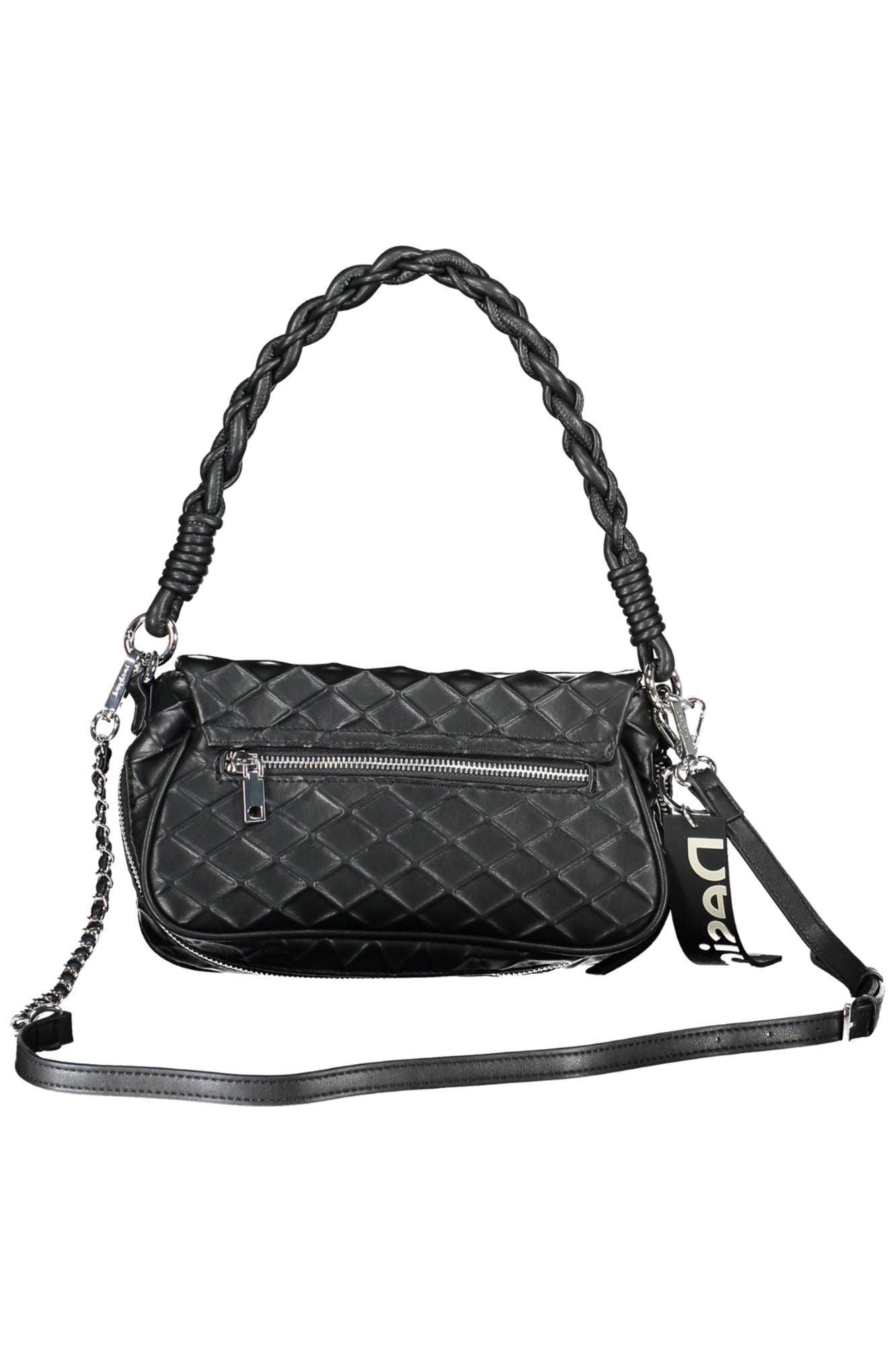 Desigual Chic black, expandable shoulder bag