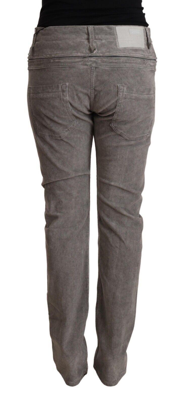 Eight chic grey straight fit jeans with high waist