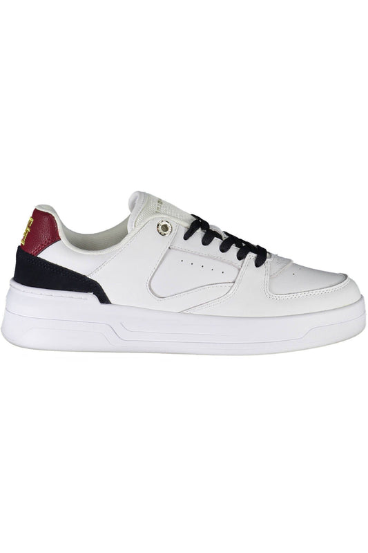 Tommy Hilfiger White Leather Women's Sneakers