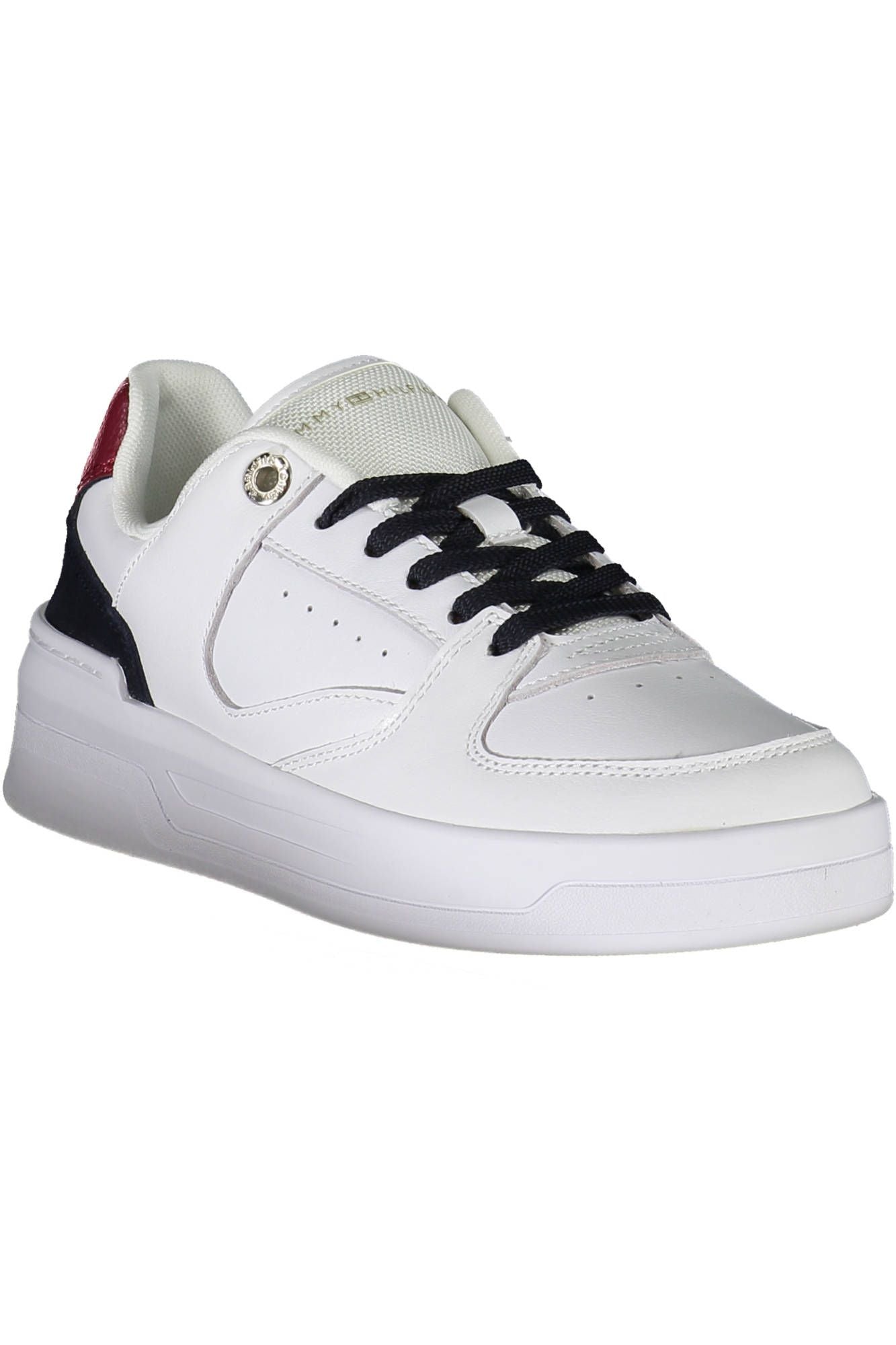 Tommy Hilfiger White Leather Women's Sneakers