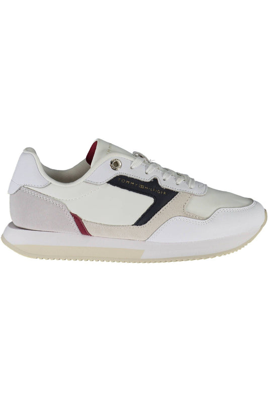 Tommy Hilfiger White Leather Women's Sneakers