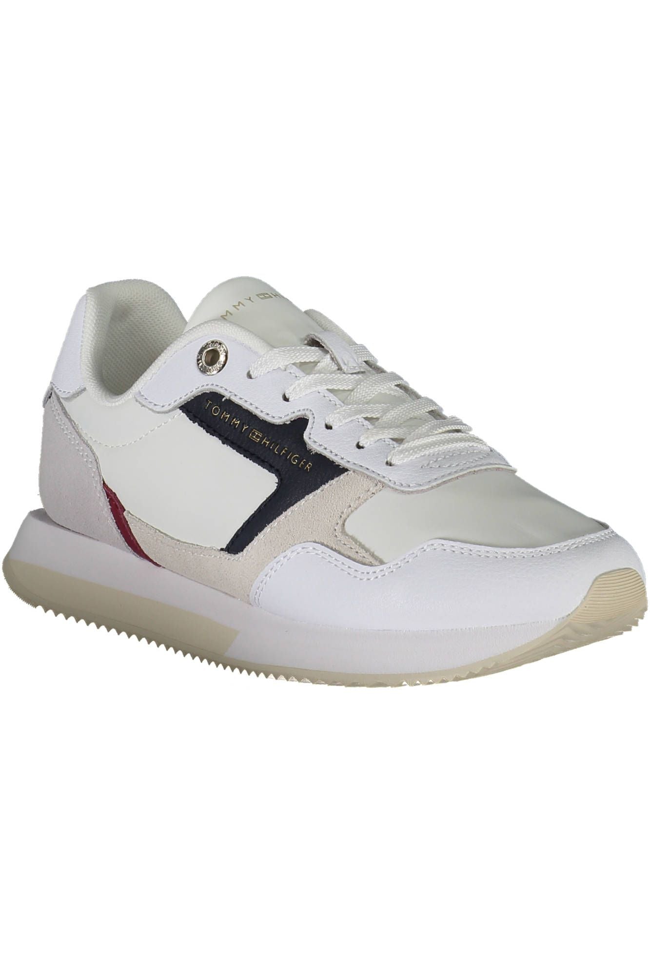 Tommy Hilfiger White Leather Women's Sneakers