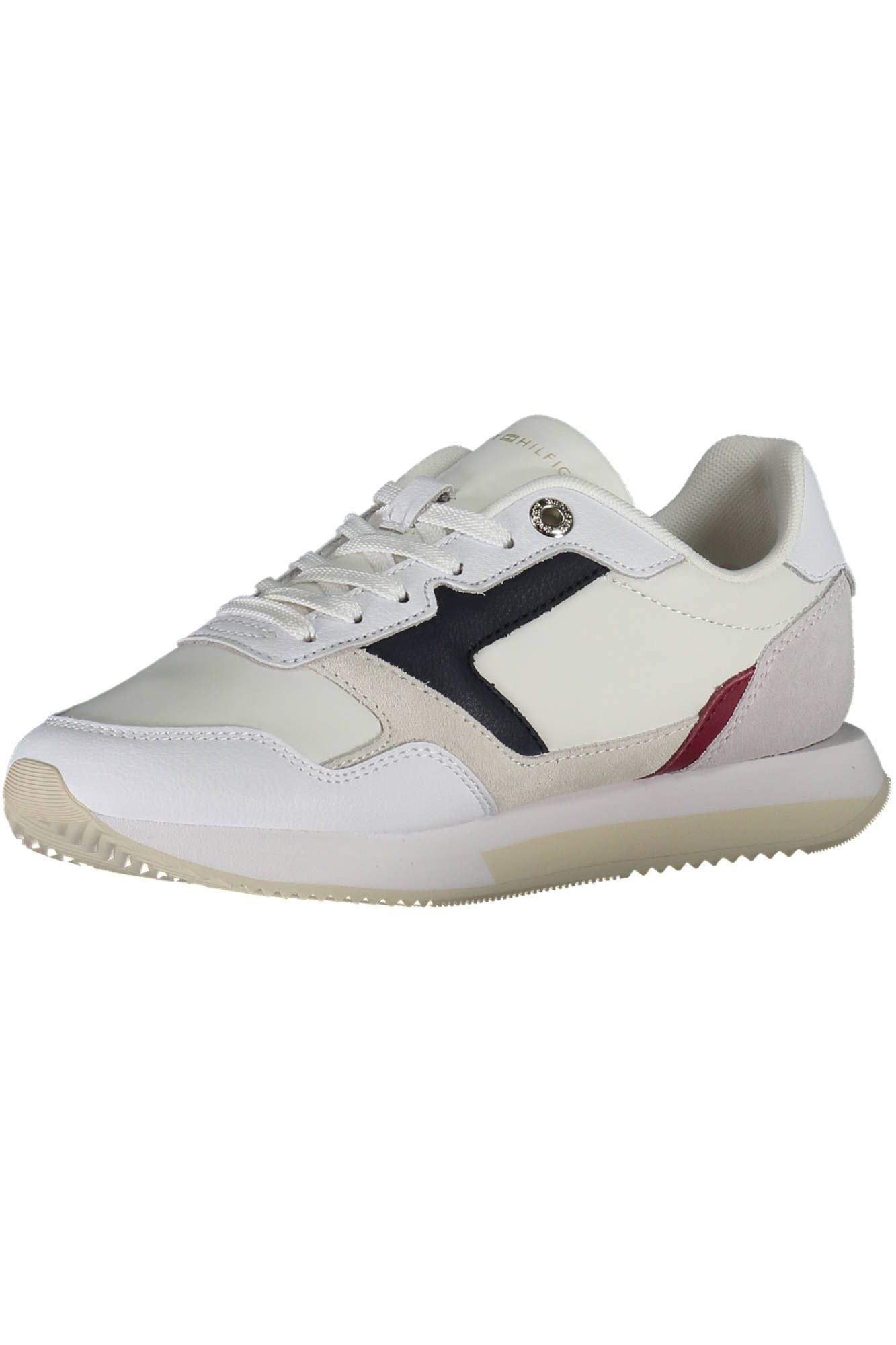 Tommy Hilfiger White Leather Women's Sneakers