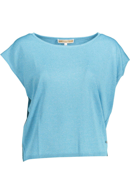 Kocca Light Blue Viscose Women's Top