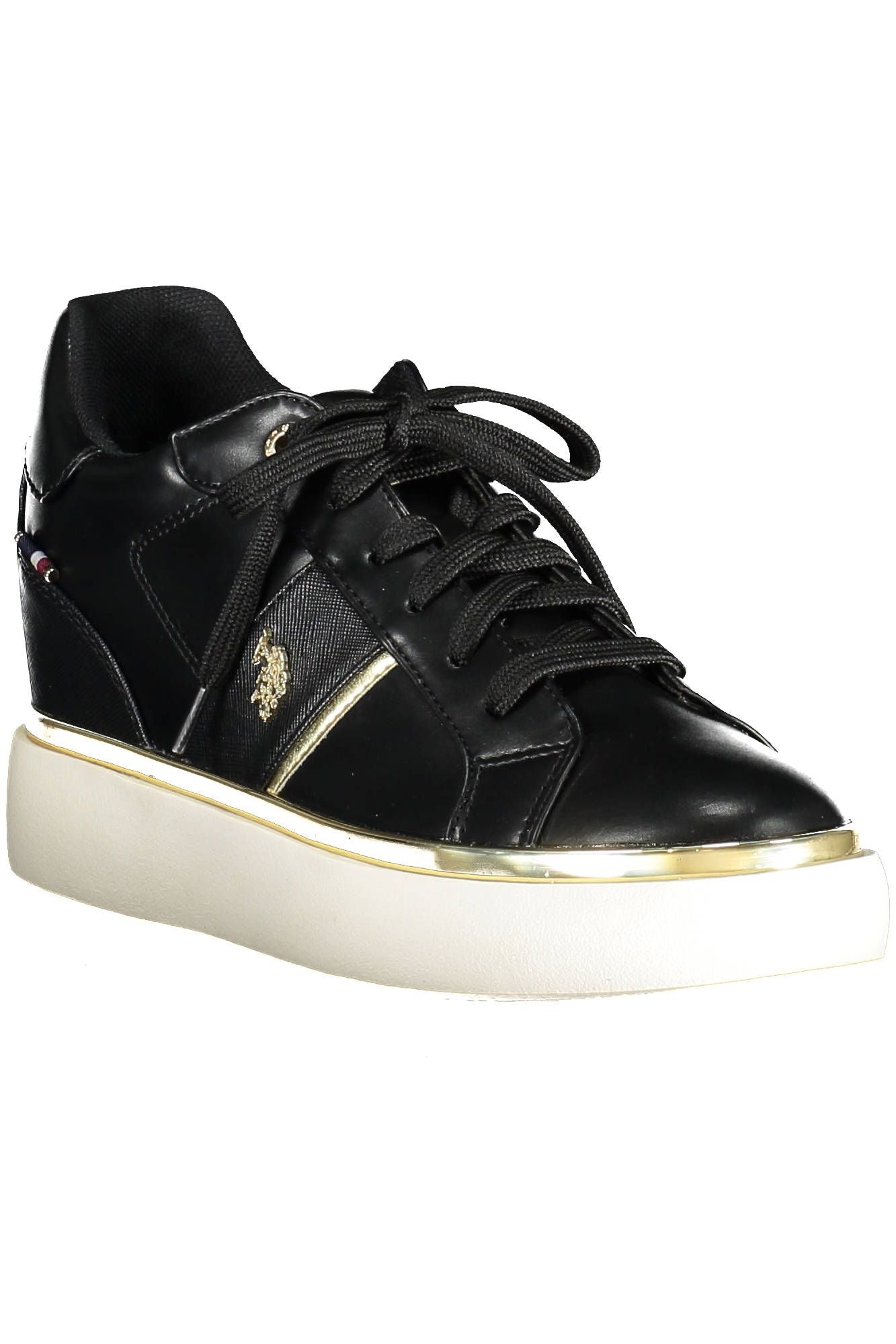 US POLO ASSN. Black Polyester Women's Sneaker