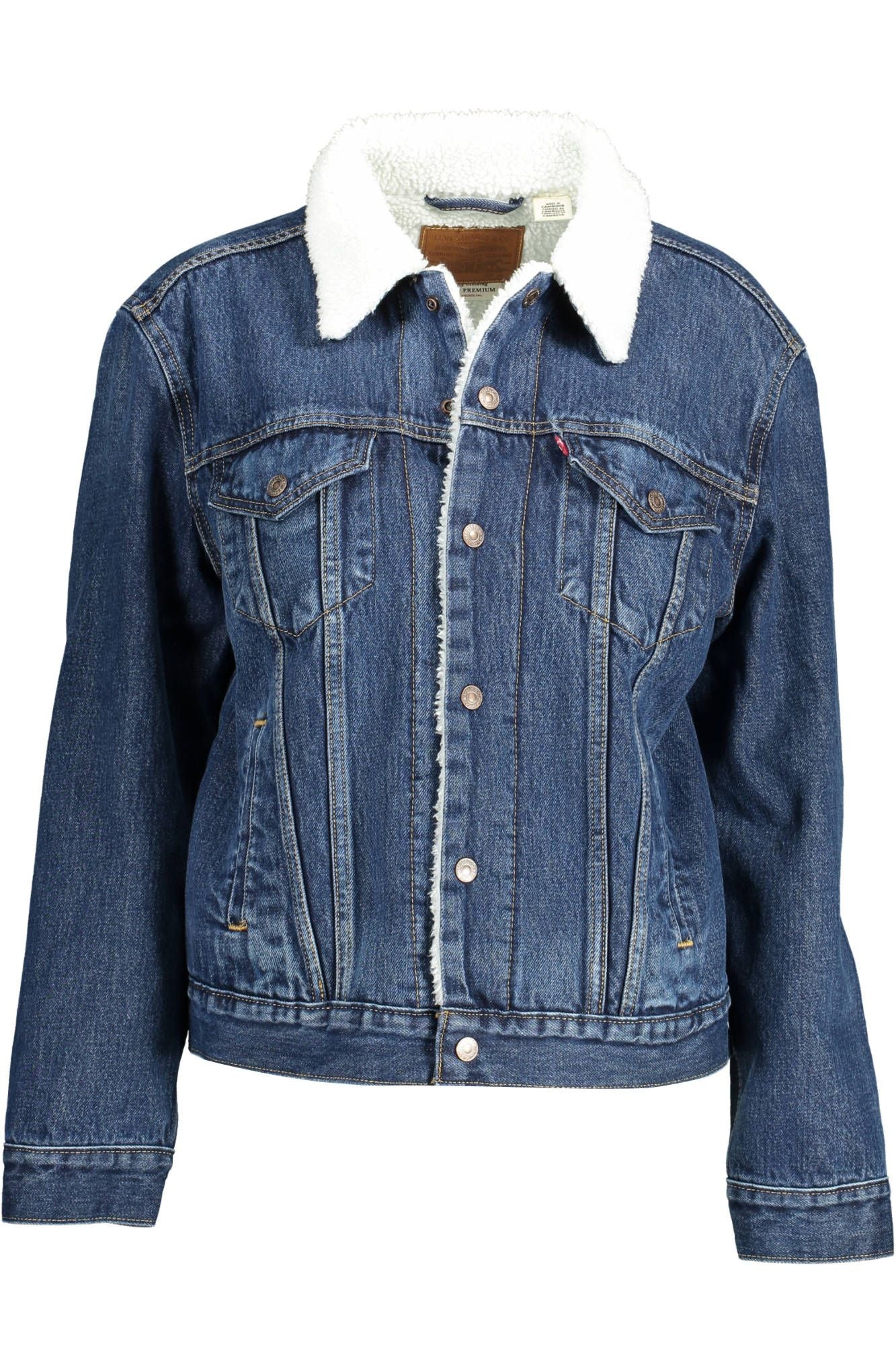 Levi's Blue Cotton Women's Jacket