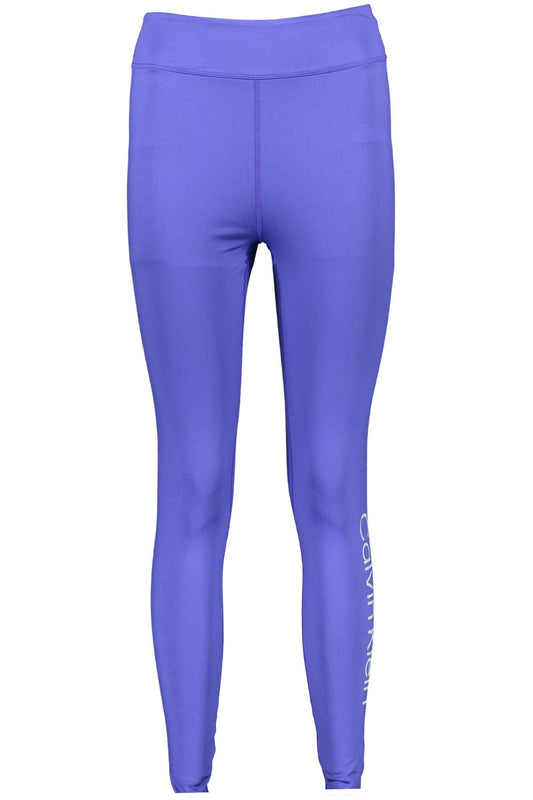 Calvin Klein Blaue Polyester Damen-Leggings