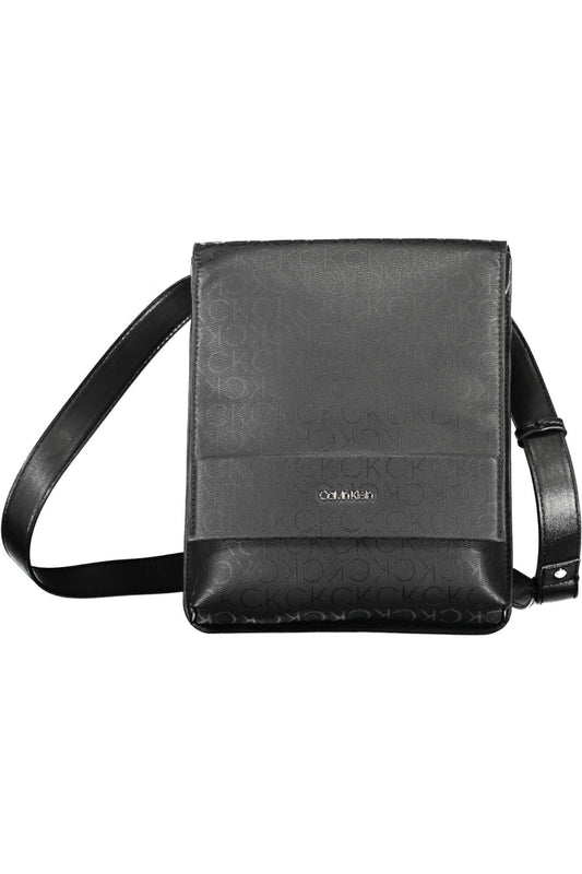 Calvin Klein Black Polyester Men's Shoulder Bag