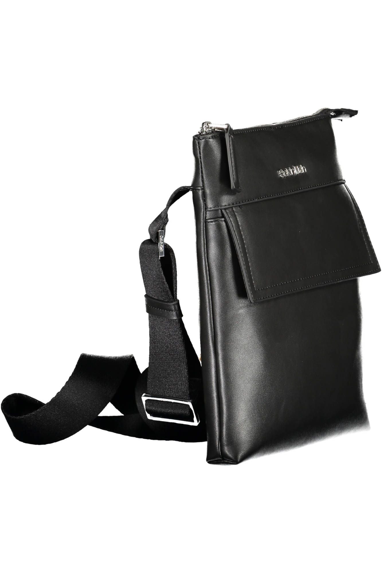 Calvin Klein Black Polyester Men's Shoulder Bag