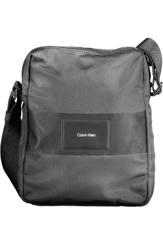 Calvin Klein Black Polyester Men's Shoulder Bag