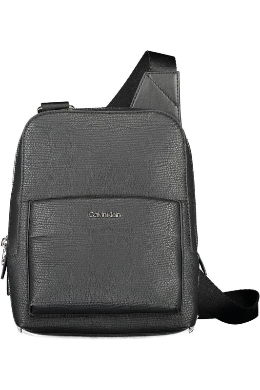 Calvin Klein Black Polyester Men's Shoulder Bag