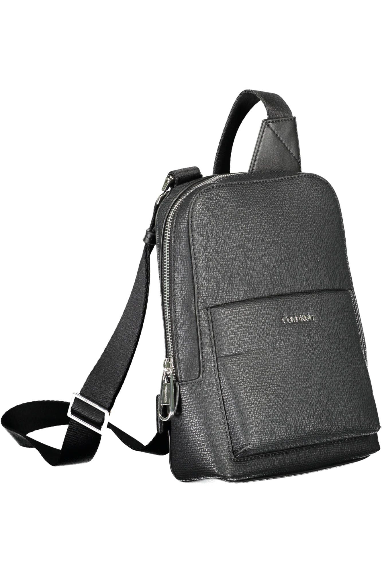 Calvin Klein Black Polyester Men's Shoulder Bag