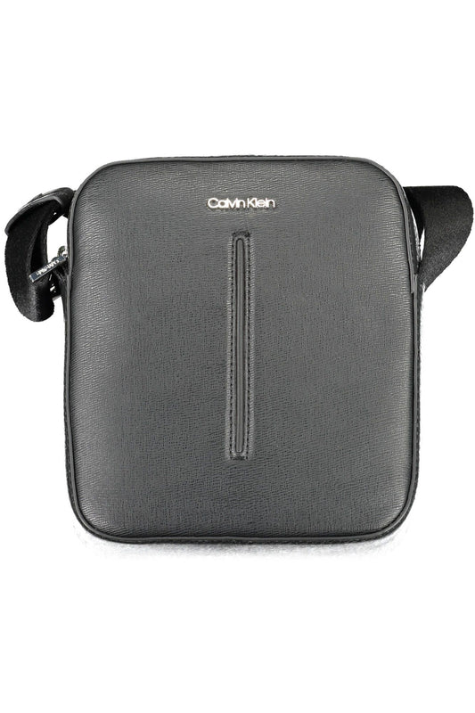 Calvin Klein Black Polyester Men's Shoulder Bag