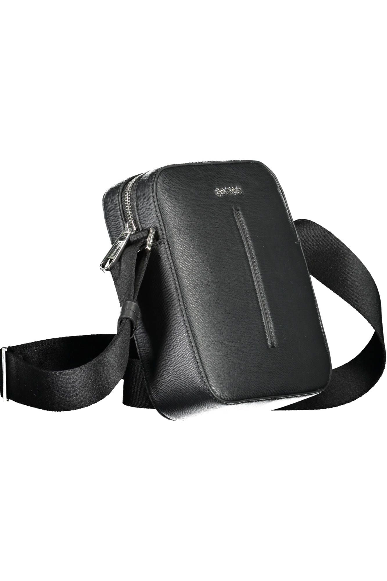 Calvin Klein Black Polyester Men's Shoulder Bag