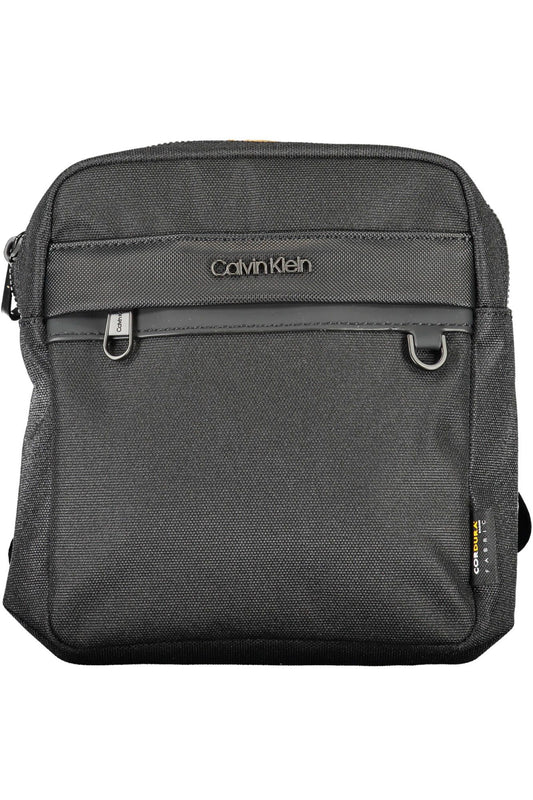 Calvin Klein Black Polyester Men's Shoulder Bag