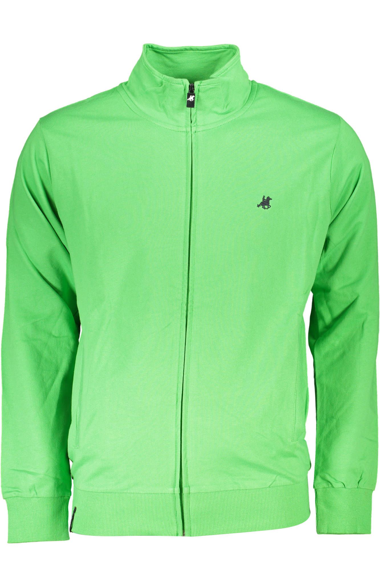 US Grand Polo Green Cotton Sweater for Men