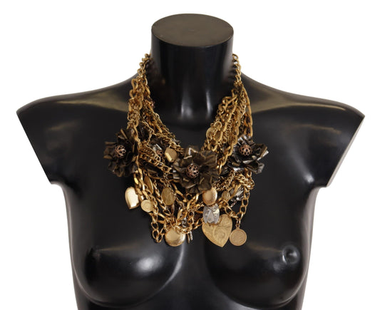 Dolce &amp; Gabbana Sicilian Glamour Gold Statement Necklace