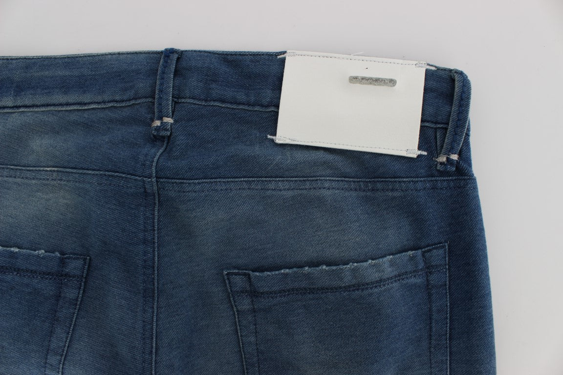 Eight Slim Fit Blue Wash Italian Denim