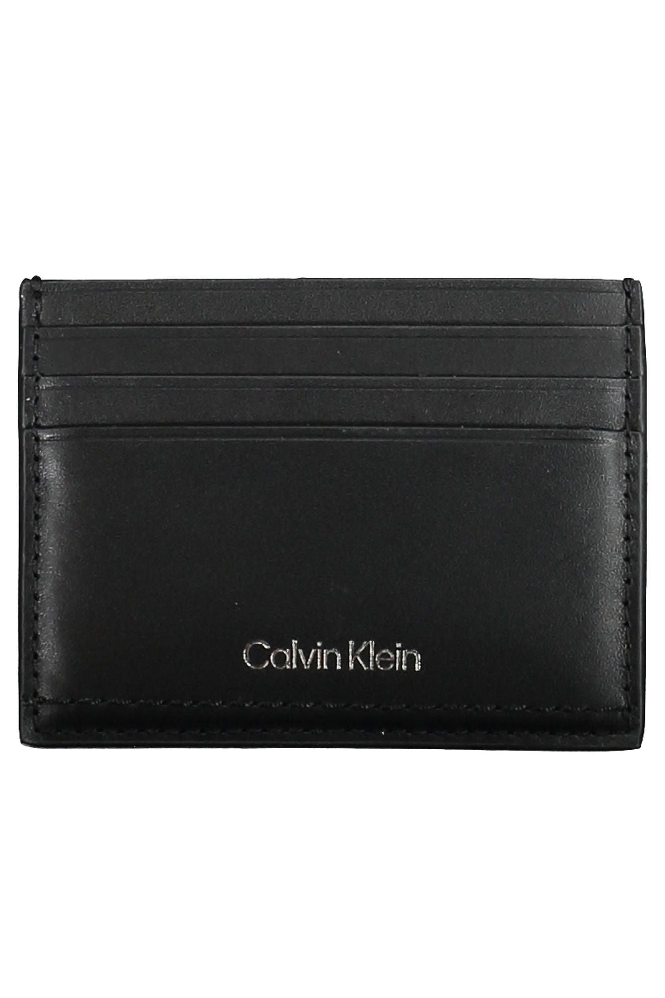 Calvin Klein Black Leather Men's Wallet