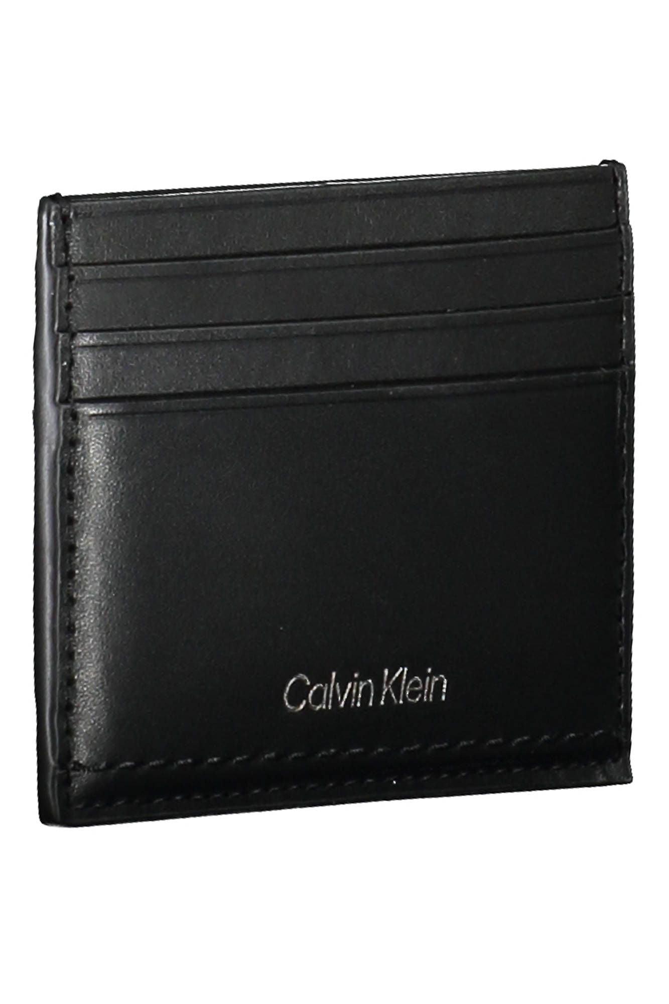 Calvin Klein Black Leather Men's Wallet