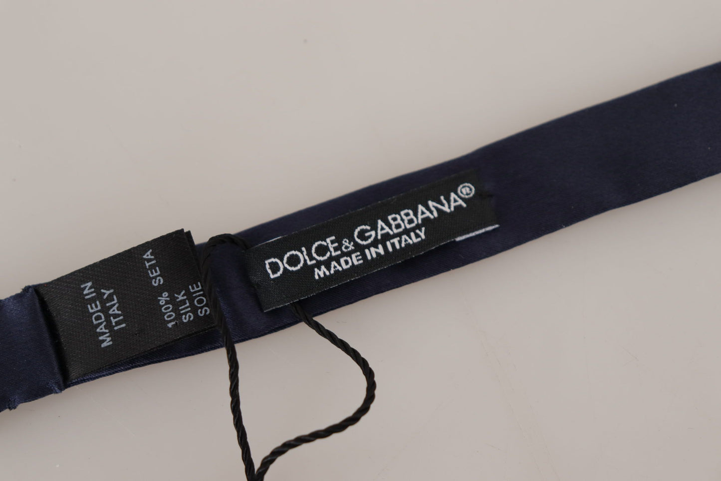 Dolce &amp; Gabbana Beautiful blue silk bow tie