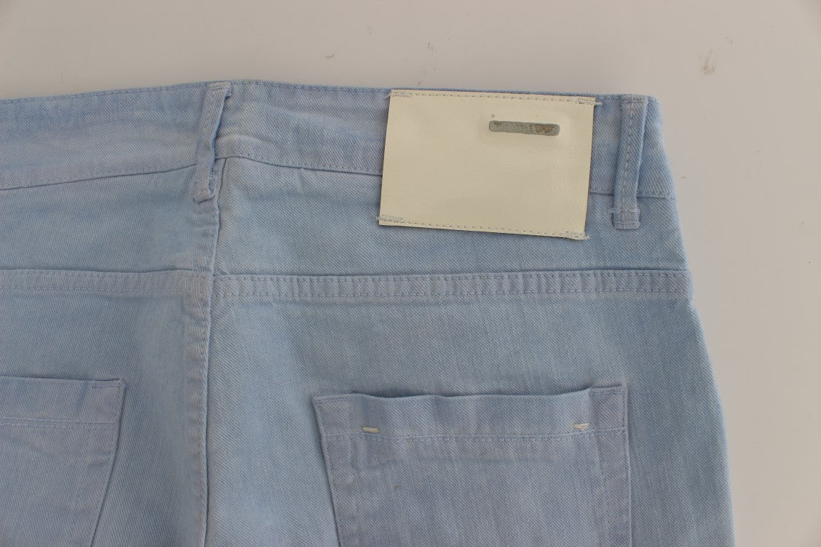 Acht Elegante Herrenjeans mit niedriger Taille und normaler Passform