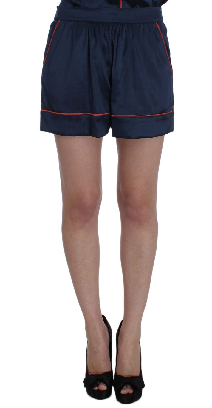 Dolce & Gabbana Elegante Mini-Shorts aus Seidenstretch