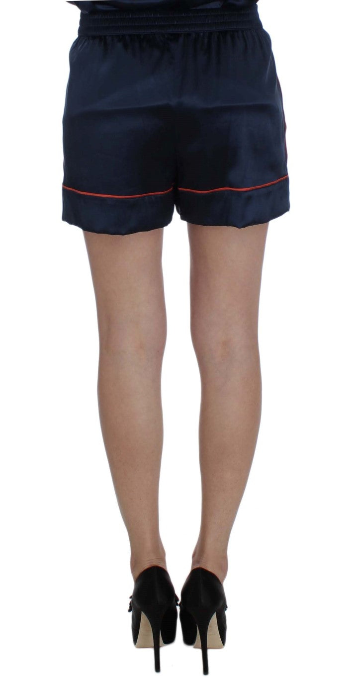 Dolce & Gabbana Elegante Mini-Shorts aus Seidenstretch