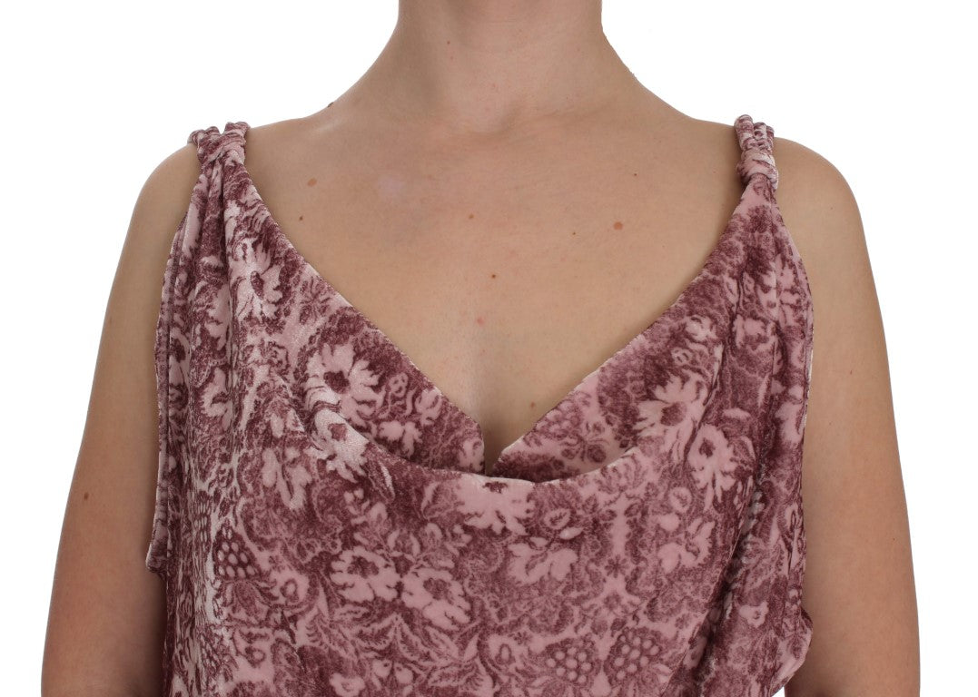 Exte silk blend floral print top