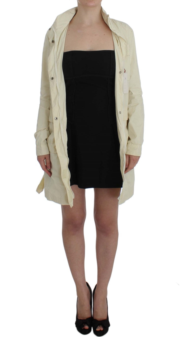 PAROSH Chic Beige Trench Coat Coat