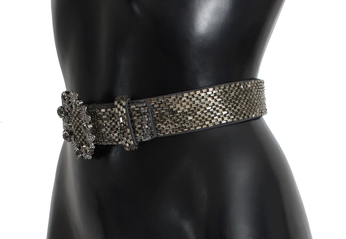 Dolce &amp; Gabbana Embellished Wide Sequin Waist Belt