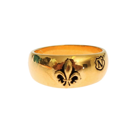 Nialaya Exclusive Gold Plated Men's Ring