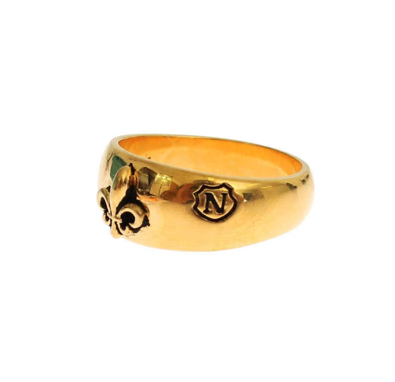 Nialaya Exclusive Gold Plated Men's Ring