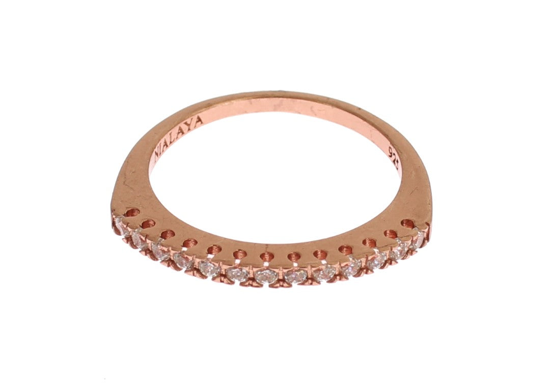 Nialaya Exquisite Gold Plated Sterling Silver Ring