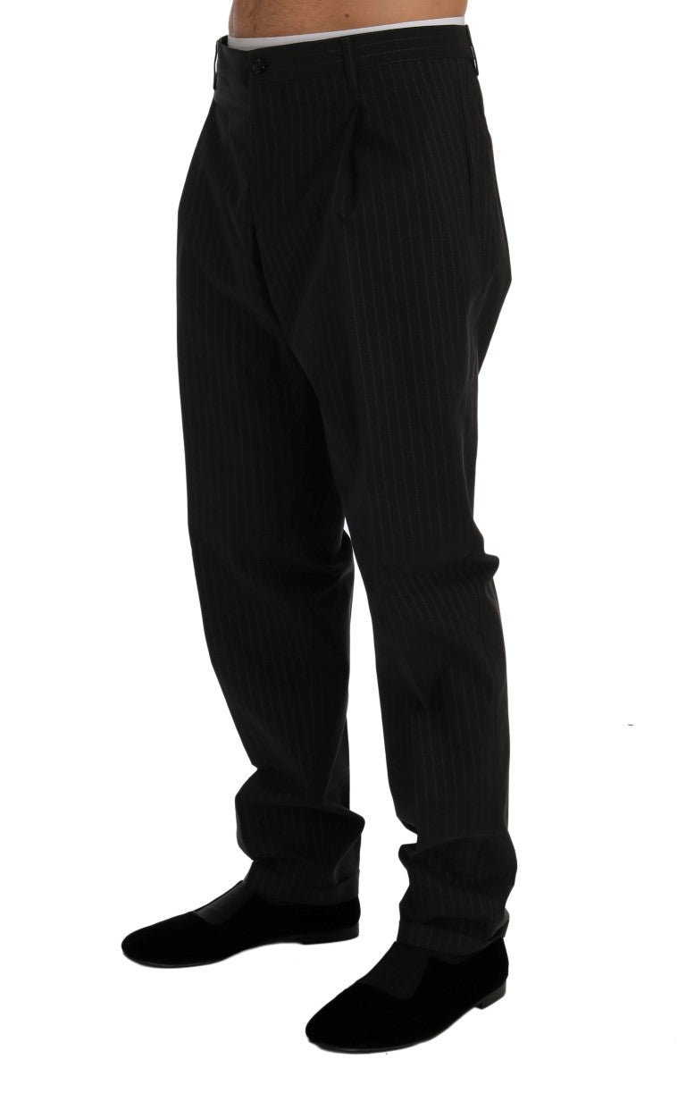 Dolce &amp; Gabbana Elegant striped straight fit dress pants