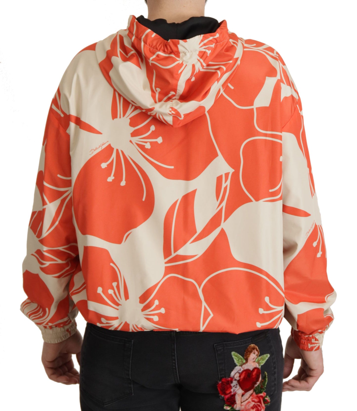 Dolce &amp; Gabbana Elegant Floral Zip Hoodie