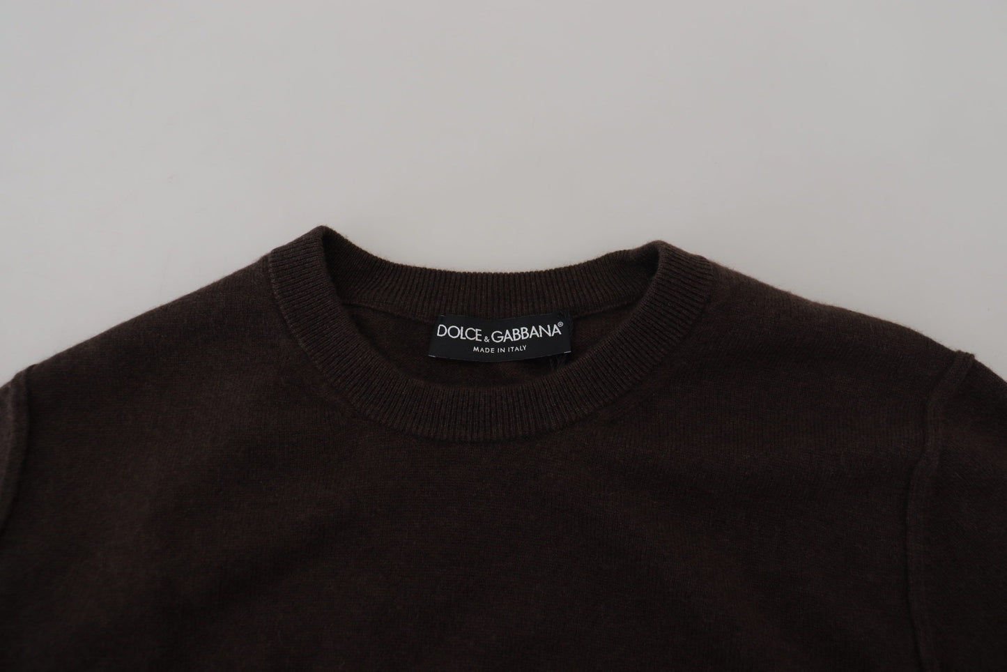 Dolce &amp; Gabbana Elegant cashmere round neck sweater