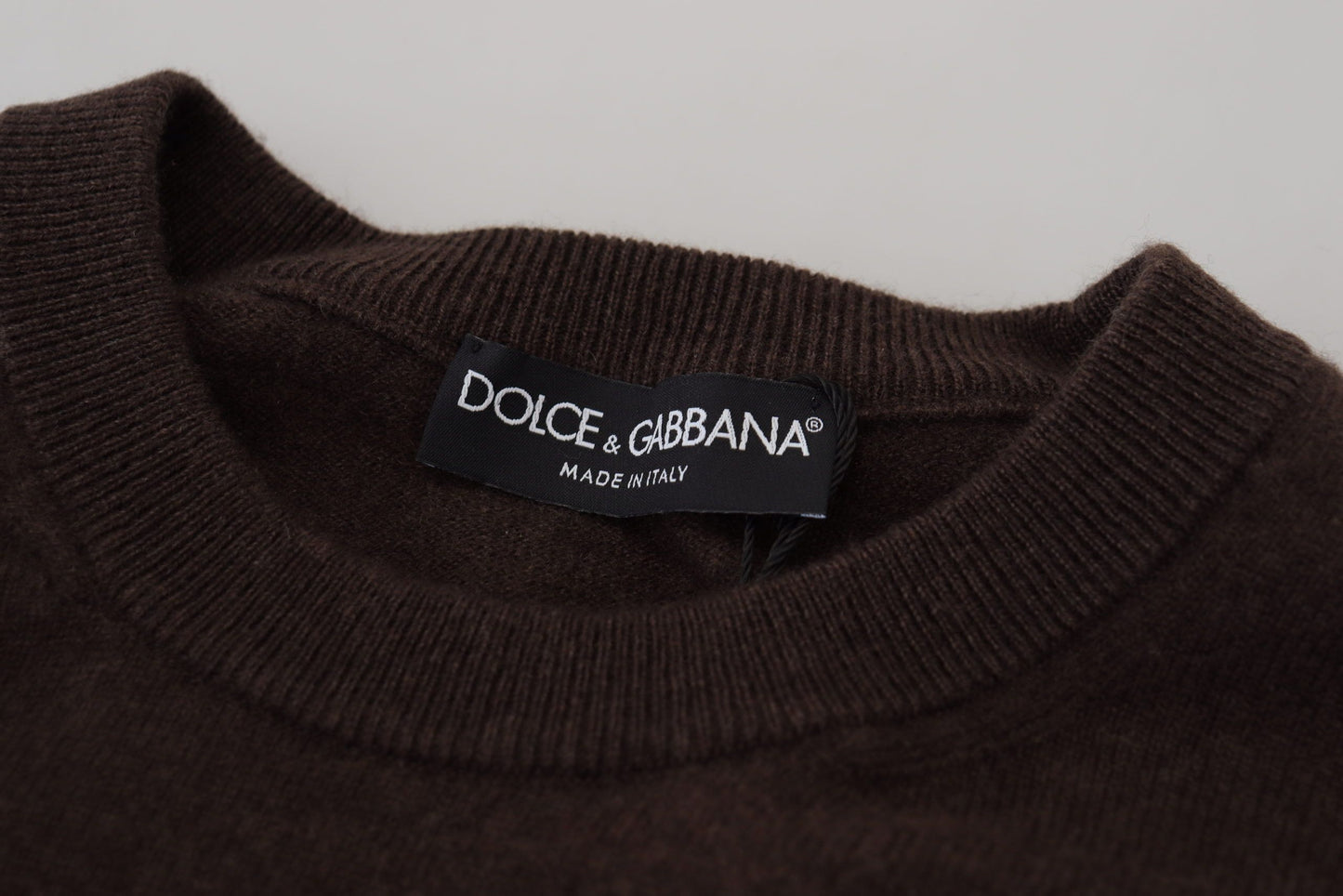 Dolce &amp; Gabbana Elegant cashmere round neck sweater