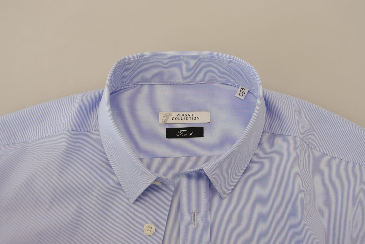 Versace Collection Elegant light blue shirt