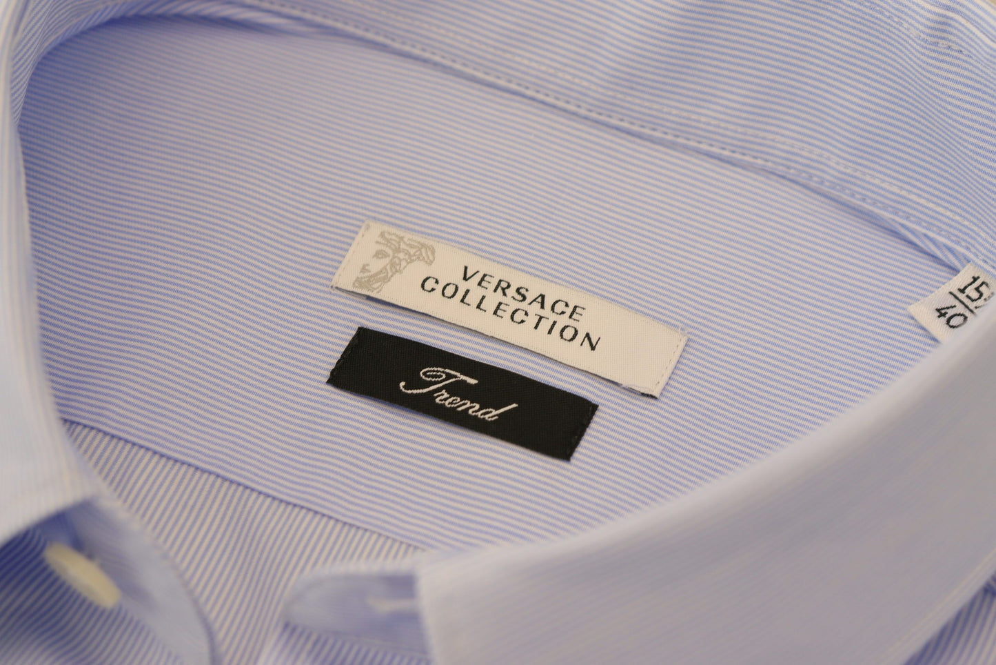 Versace Collection Elegant light blue shirt