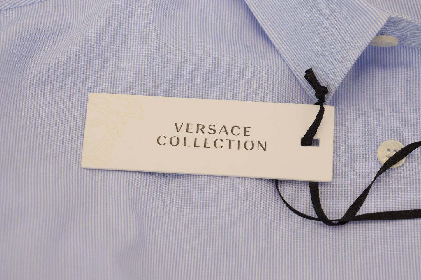 Versace Collection Elegant light blue shirt