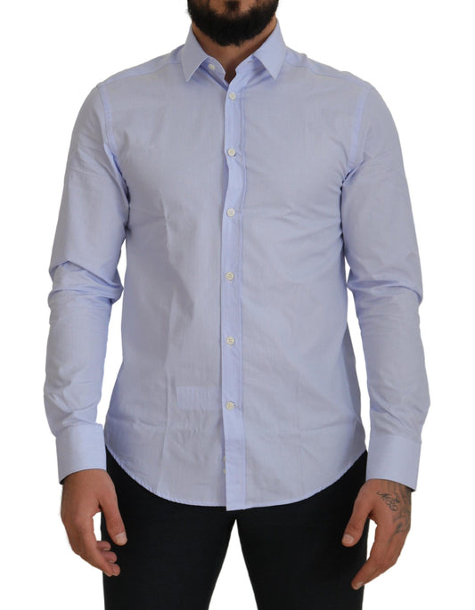 Versace Collection Elegant light blue shirt