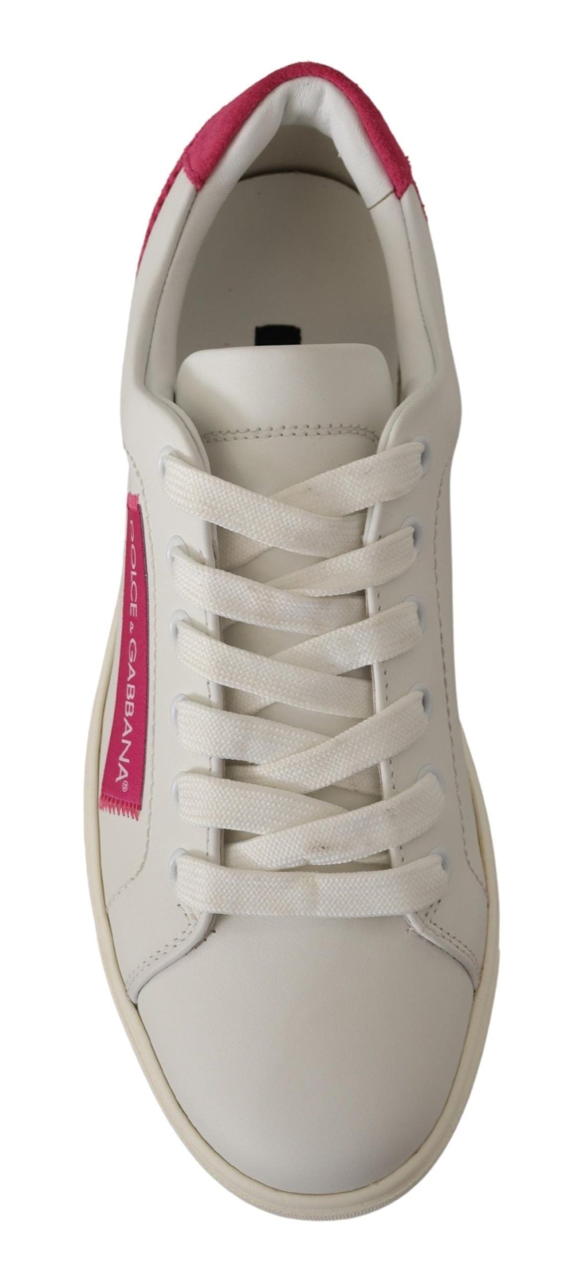 Dolce &amp; Gabbana Elegant low-top sneakers in white leather