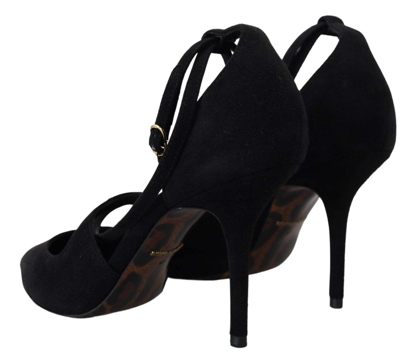 Dolce &amp; Gabbana Elegant suede heels with ankle strap