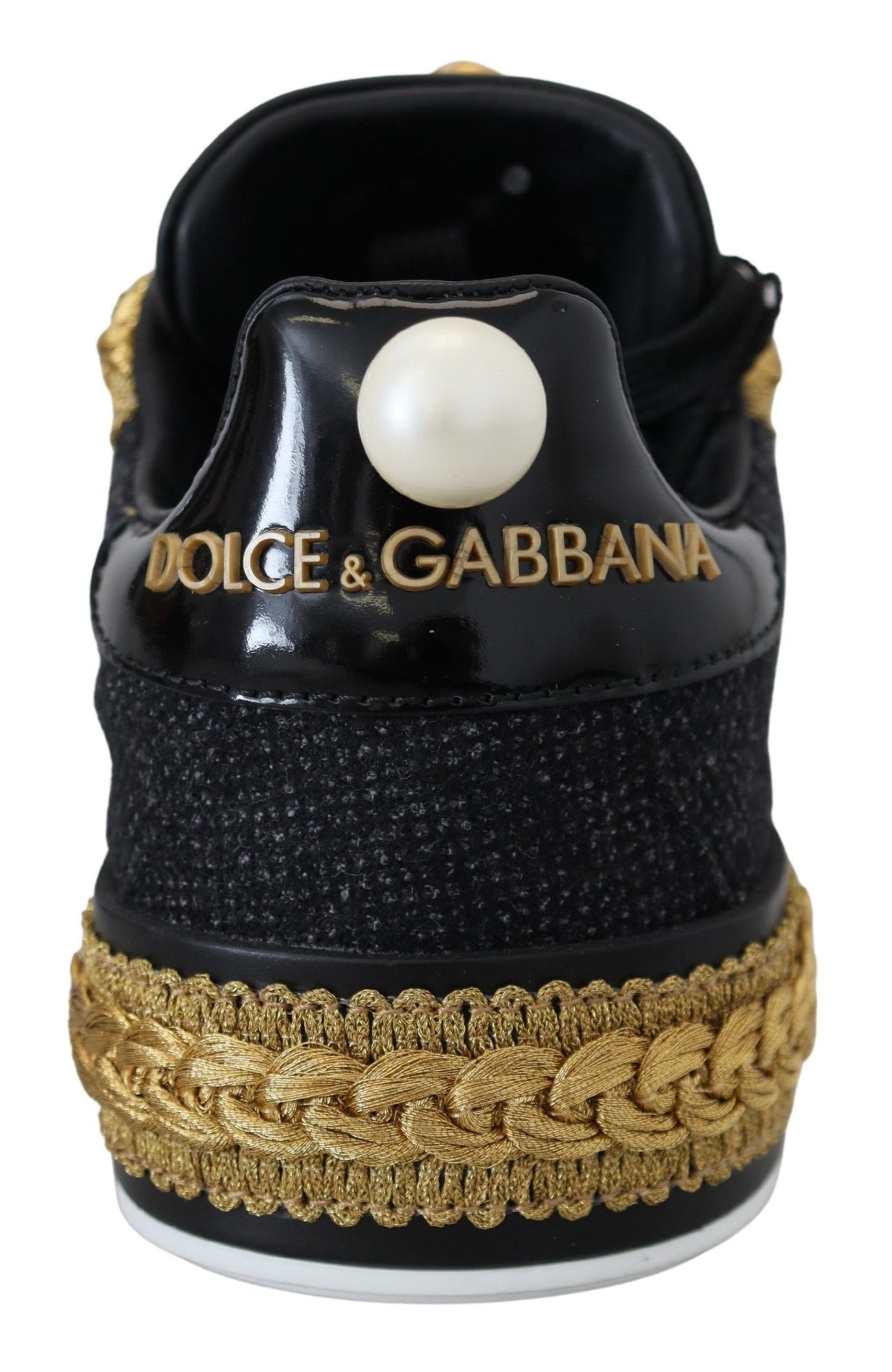 Dolce &amp; Gabbana Elegant Portofino Sneakers made of leather in black