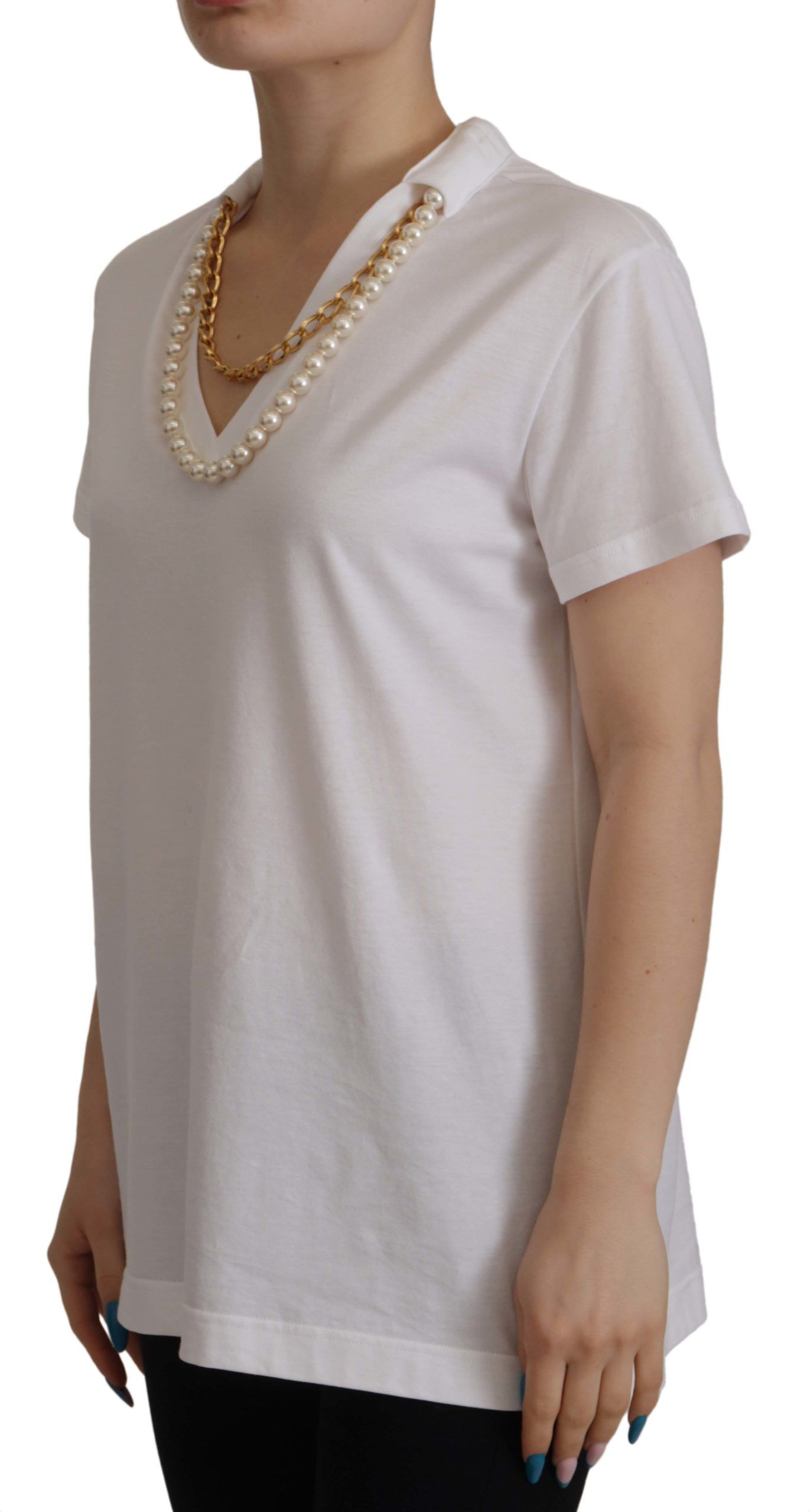 Dolce &amp; Gabbana Beautiful V-neck tee with logo detail