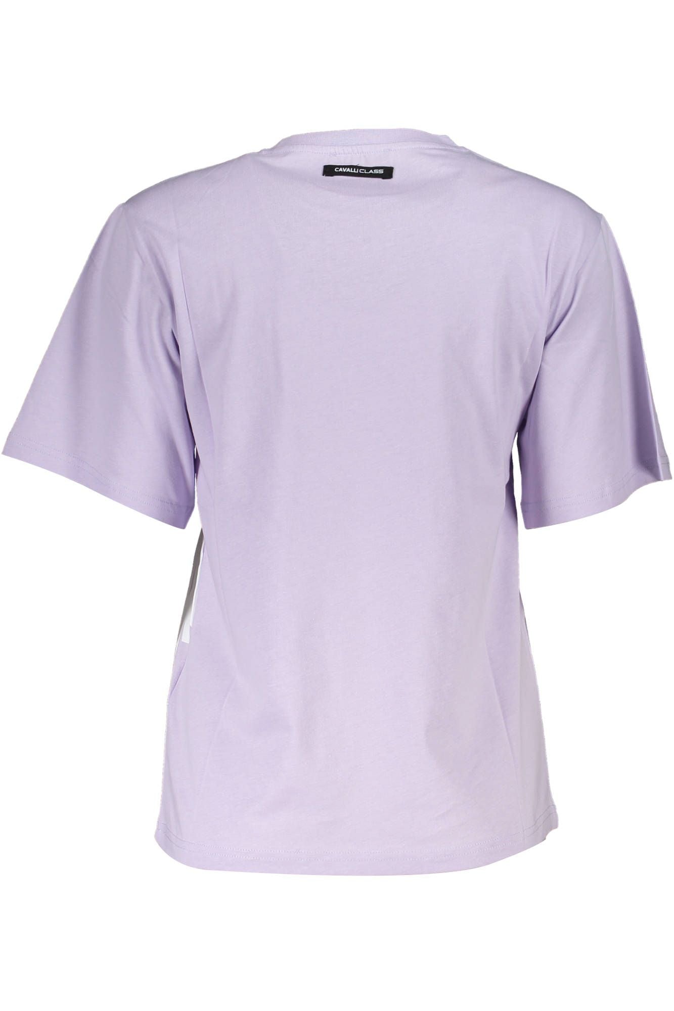 Cavalli Class Purple Cotton Women's T-Shirt