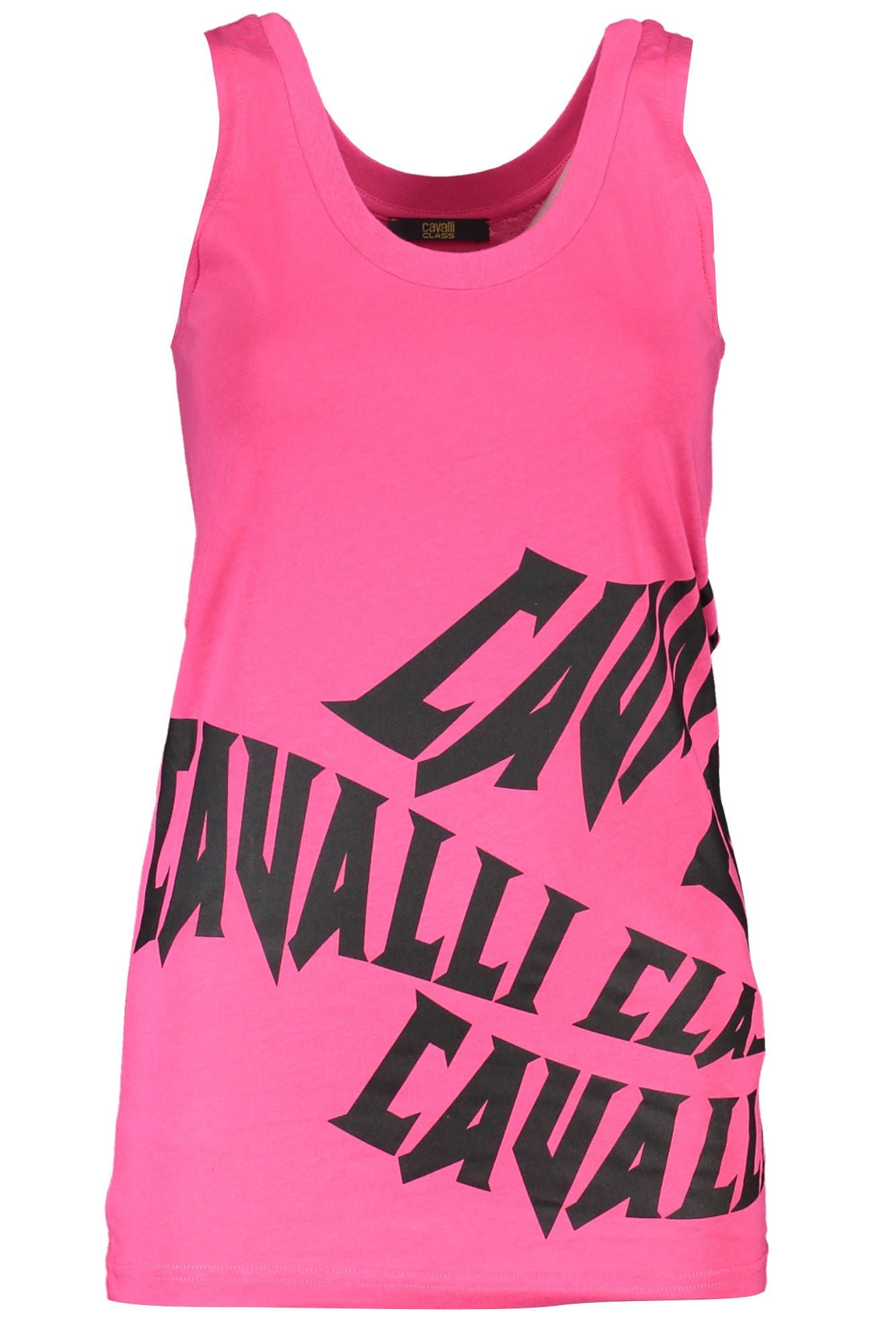 Cavalli Class Pink Cotton Women's Top