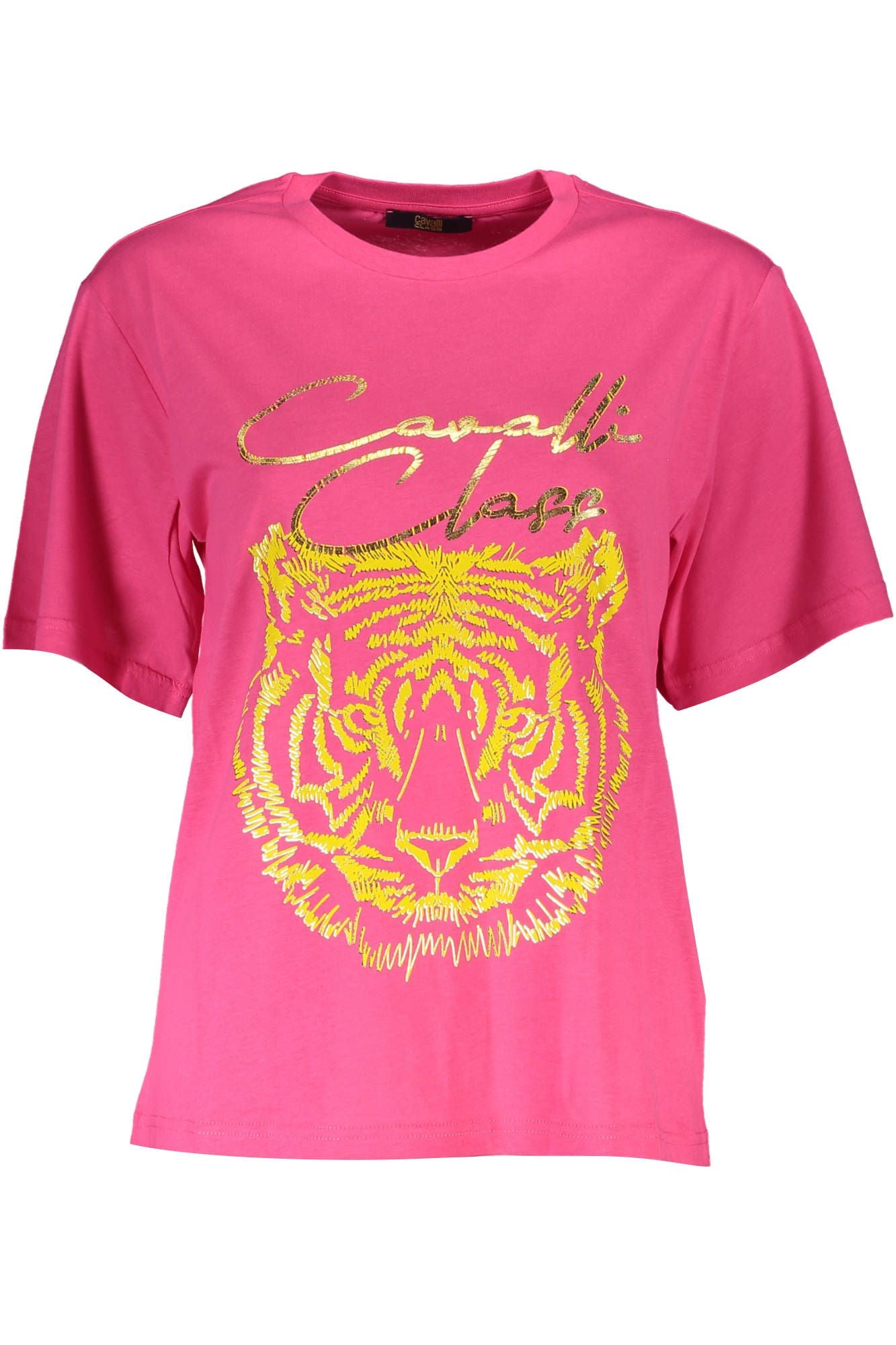 Cavalli Class Pink Cotton Women's T-Shirt