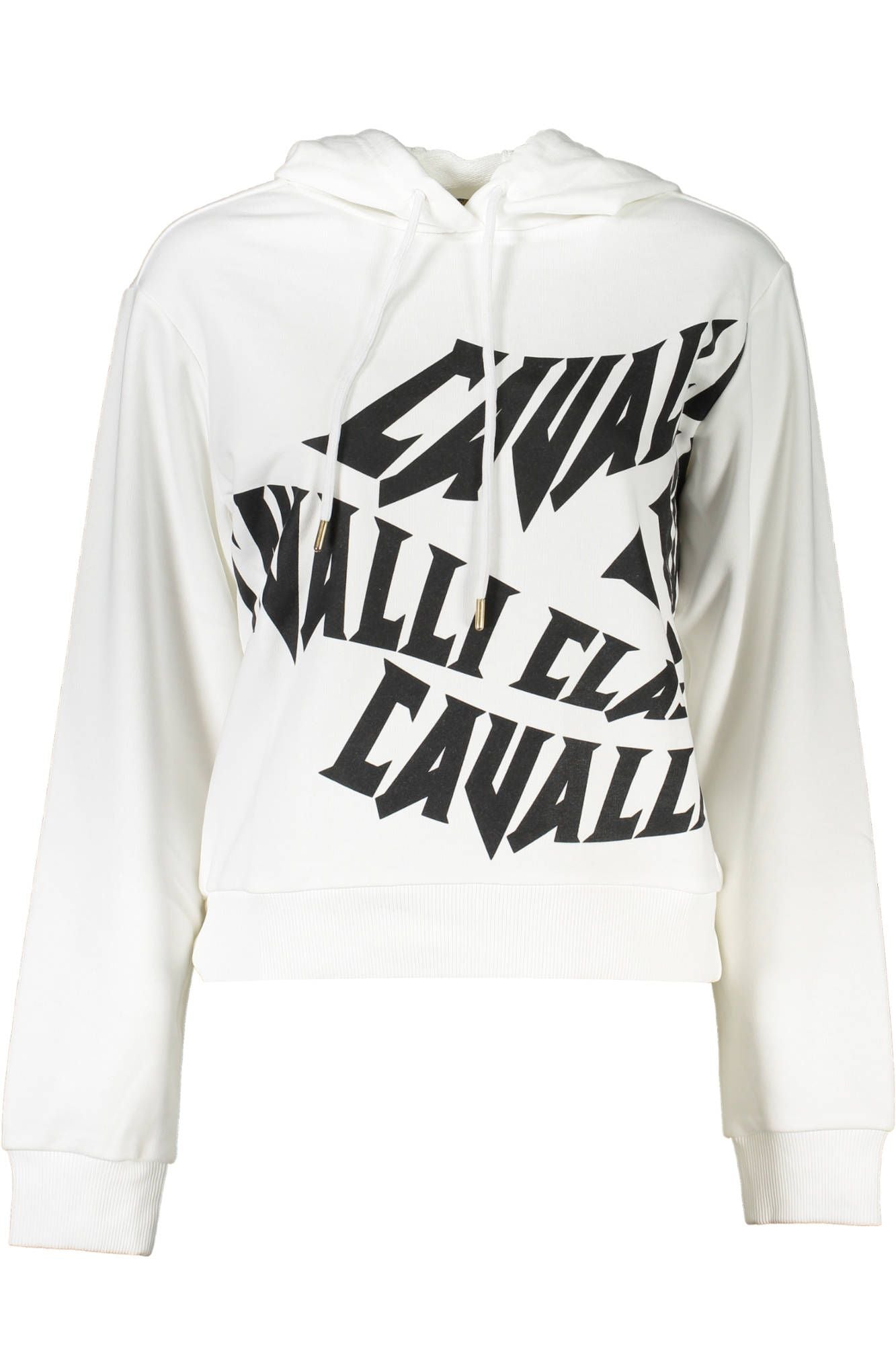 Cavalli Class White Cotton Sweater for Women